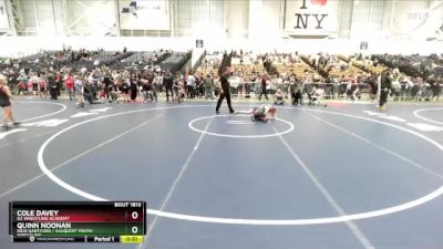 94 lbs Semifinal - Cole Davey, B2 Wrestling Academy vs Quinn Noonan, New Hartford / Sauquoit Youth Wrestling