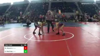 109 lbs Semifinal - Mia Navarro, Brawley Wildcats vs Dulcy Martinez, Central Catholic