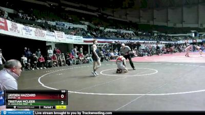 165 lbs Quarterfinals (8 Team) - Jayden Hazzard, Easton vs Tristian Mcleer, St. Augustine Prep