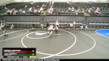 135 lbs Quarterfinal - Andrew Winward, Davis High School vs Knox Bennett, Copper Hills