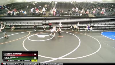 135 lbs Quarterfinal - Andrew Winward, Davis High School vs Knox Bennett, Copper Hills