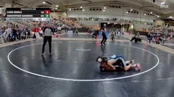 113 lbs Placement (4 Team) - Cade Riddle, Lakeway Christian Academy vs Kristopher Sanders, Chattanooga Christian School