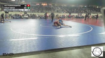118 lbs Quarterfinal - Lulu Tahdooahnippah, Elgin Wrestling vs Hanley Heflin, Northeast Take Down Club