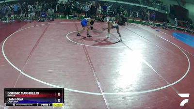 80 lbs Quarterfinal - Dominic Marmolejo, Nevada vs Liam Maya, California