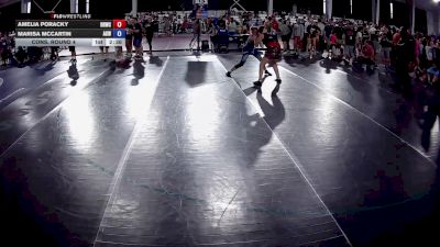 130 lbs Cons. Round 4 - Amelia Poracky, Red Rose Wrestling Club vs Marisa McCartin, APEX Girls Wrestling