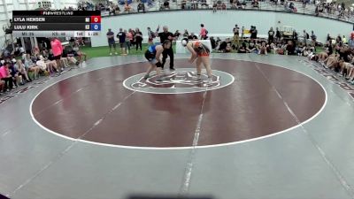 207 lbs Lyla Hensen, Michigan vs Lulu Kirk, Kansas
