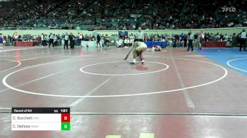 118 lbs Round Of 64 - Chris Burchett, Claremore Wrestling Club vs Cruz Dellosa, Southmoore SaberCats Wrestling