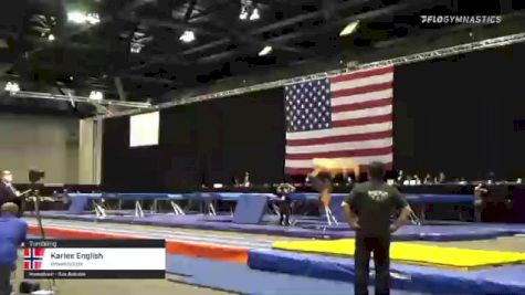 Karlee English - Tumbling, Powerhouse - 2021 USA Gymnastics Championships