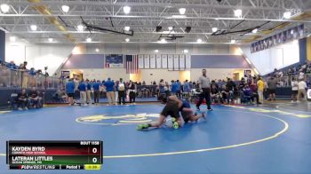 126 lbs Cons. Round 1 - Kayden Byrd, Corinth High School vs Lateran Littles, Ocean Springs, MS