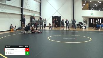 133 lbs Champ. Round 1 - Anthony Hughes, Unattached - Marian vs Steven Garty, Indiana Tech