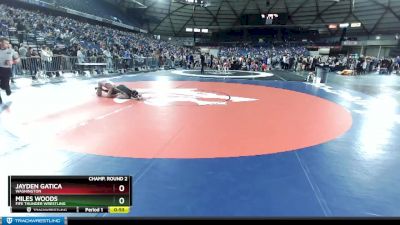 125 lbs Champ. Round 2 - Miles Woods, Fife Thunder Wrestling vs Jayden Gatica, Washington