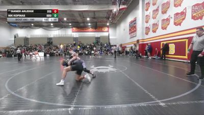 190 lbs Cons. Round 3 - Tanner Arledge, Columbus St. Francis DeSales vs Nik Kofinas, North Royalton