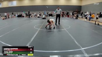 44 lbs Round 1 (10 Team) - Justus Chapman, 84 Athletes vs Todd Sher, Full Circle