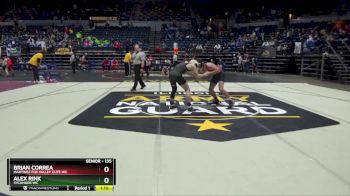 135 lbs Cons. Round 3 - Alex Rink, Sycamore WC vs Brian Correa, Martinez Fox Valley Elite WC