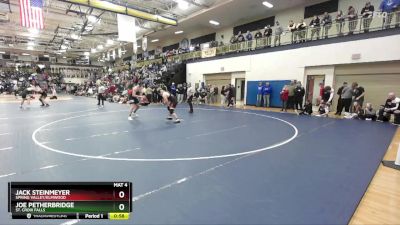 215 lbs Cons. Semi - Jack Steinmeyer, Spring Valley/Elmwood vs Joe Petherbridge, St. Croix Falls