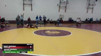 220 lbs Semifinal - Sofian Hammou, North Kitsap vs Riley Simmons, White River