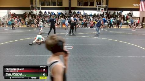 52 lbs Quarterfinal - Dresden Deane, Hard Rock Rams vs Kael Waddell, Reverence Wrestling Club