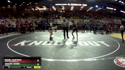 3A 106 lbs Quarterfinal - Hunter Jessee, Hagerty vs Damel Martinez, Miami Southridge Hs