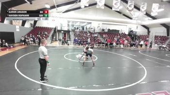 157 lbs 3rd Place Match - Hayden Rofkahr, University Of The Ozarks vs Aaron Aragon, Schreiner