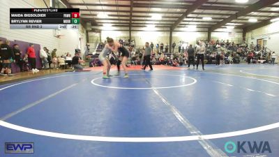 126 lbs Rr Rnd 3 - Josie Bentley, Woodland Wrestling Club vs Kaleah Woodall, Sperry Wrestling Club