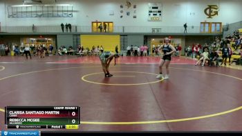 140 lbs Champ. Round 1 - Rebecca Mcgee, Hillsboro vs Clarisa Santiago Martinez, Canby