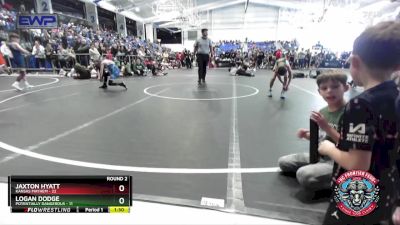 72 lbs Round 2 (4 Team) - Logan Dodge, Potentially Dangerous vs Jaxton Hyatt, Kansas Mayhem