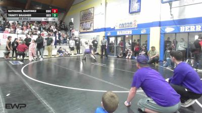 130 lbs Rr Rnd 2 - Nathaniel Martinez, Red Ryder Wrestling Club vs Trinity Brasher, Buck Pride Wrestling