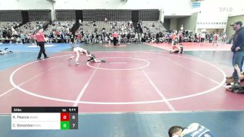 61 lbs Rr Rnd 6 - Keegan Pearce, Mat Assassins vs Chase Simonton, Revival Orange