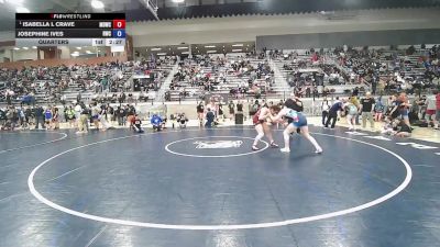145 lbs Quarters - Isabella L Crave, Mat Demon Wrestling Club vs Josephine Ives, Roosters Wrestling Club