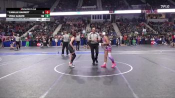 100 lbs Quarterfinal - Camille Barrett, Iron Grapplers vs Vera Garate, The Best Wrestler