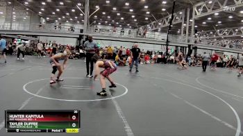 110 lbs Round 2 (8 Team) - Tayler Duffee, Team Gotcha Blue vs Hunter Kapitula, Mat Assassins Red