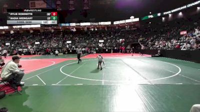 61 lbs Cons. Semi - Rylie Robinette, EMPA vs Nadia Weingart, LDYA