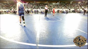 106 lbs Round Of 64 - Dragon Martinez III, Juggernaut Wrestling Club vs Brady Gilles, Harrah Little League Wrestling