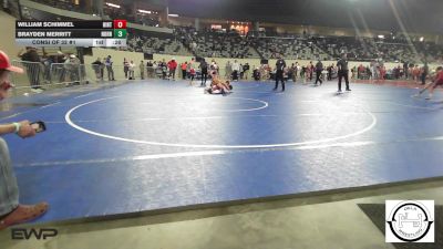 120 lbs Consi Of 32 #1 - William Schimmel, Hinton Comets vs Brayden Merritt, Norman North