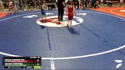 60 lbs Round 1 - Tirzah Farrington, Big Piney Pinners Wrestling Club vs Havana Martinez, North Big Horn Rams Wrestling