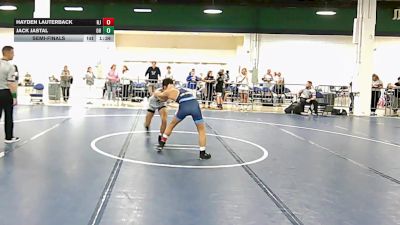 128 lbs Semifinal - Hayden Lauterback, NJ vs Jack Jastal, OH