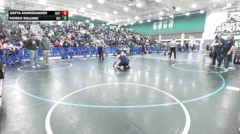 138 lbs Cons. Round 3 - Aditya Gowrishanker, West Torrance vs Patrick Sullivan, Dos Pueblos