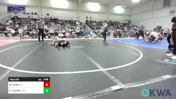 92 lbs Rr Rnd 1 - Waylon Giles, Sallisaw Takedown Club vs Kannon Guillet, Pocola Youth Wrestling