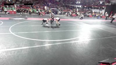 90 lbs Cons. Round 2 - Grayson Copsey, Prairie Wrestling vs Sealy Valentine, CrassTrained: Weigh In Club