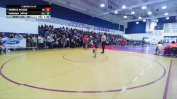 110 lbs Champ. Round 1 - Serineh Crane, Hoover/Glendale vs Monica Gomez, Mater Dei