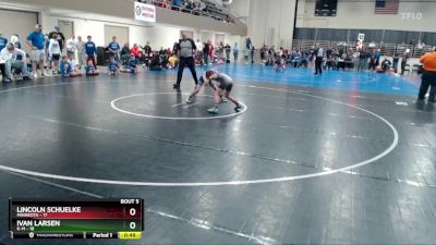 80 lbs Semis & 1st Wrestleback (8 Team) - Ivan Larsen, K-M vs Lincoln Schuelke, Minneota