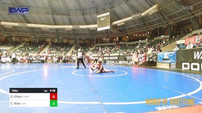 76 lbs Round Of 32 - Oliver Gliem, Team Apex vs Cameron Rios, Lions Wrestling Academy