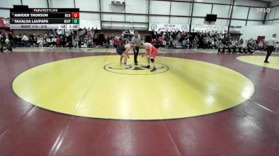 215 lbs Quarterfinal - Taualoa Laupapa, North Sanpete vs Anhder Thorson, Richfield