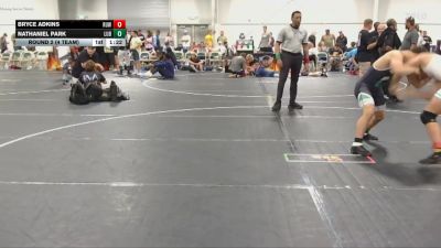 150 lbs Round 2 (4 Team) - Nathaniel Park, Level Up Black vs Bryce Adkins, Reverence United White