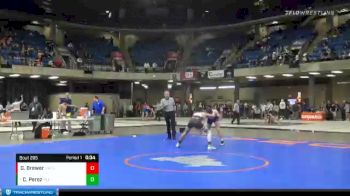 145 lbs Champ. Round 2 - Carlos Perez, Mt. Carmel vs Grant Brewer, Oakwood