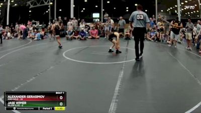 64 lbs Semis (4 Team) - Jase Wimer, Killer Elite vs Alexander Gerasimov, Ohio Gold