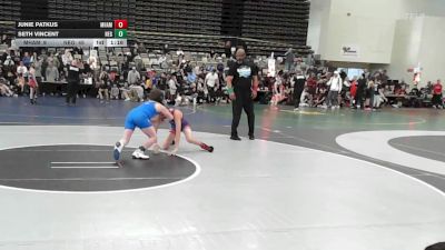 97 lbs Rr Rnd 5 - Junie Patkus, Maine Hammahs - ESC vs Seth Vincent, New England Gold - ESC