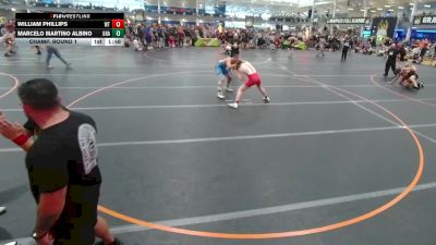 165 lbs Champ. Round 1 - William Phillips, Unattached vs Marcelo Martino Albino, Unattached