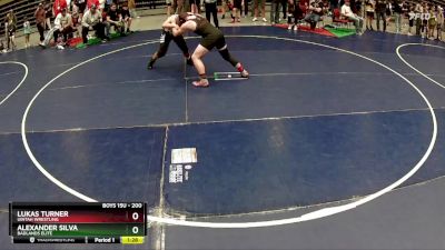 200 lbs Round 2 - Lukas Turner, Uintah Wrestling vs Alexander Silva, Badlands Elite