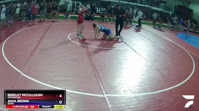 135 lbs Quarterfinal - Berkley McCullough, Washington vs Sofia Brown, Idaho